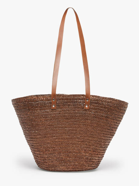 Schoudertas Milos Stro Les tropeziennes Bruin milos TZ01 ander zicht 3